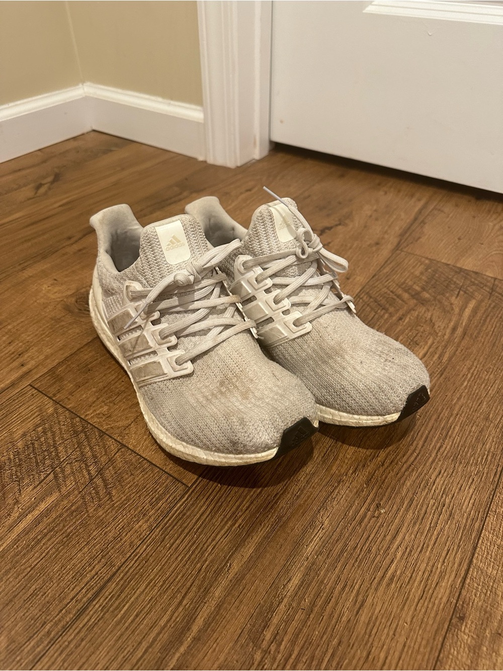 adidas Ultra Boost Triple White: Size 10